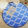 Blue PP outdoor rug Ø160 cm by vidaXL, Outdoor protectors - Ref: Foro24-368539, Price: 28,31 €, Discount: %