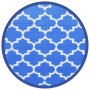 Blue PP outdoor rug Ø160 cm by vidaXL, Outdoor protectors - Ref: Foro24-368539, Price: 28,31 €, Discount: %