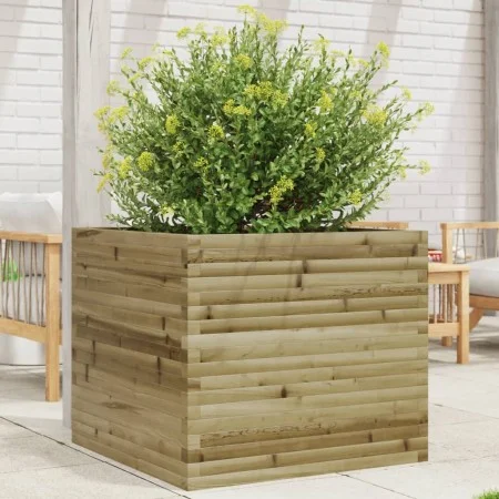 Impregnated pine wood planter 80x80x68.5 cm by vidaXL, Pots and planters - Ref: Foro24-3282483, Price: 235,48 €, Discount: %