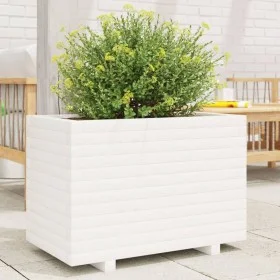 Solid white pine wood planter 70x40x49.5 cm by vidaXL, Pots and planters - Ref: Foro24-3282550, Price: 145,54 €, Discount: %