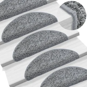 Treppenstufenmatten 15 Stück grau 56x17x3 cm von vidaXL, Treppenmatten - Ref: Foro24-133892, Preis: 69,87 €, Rabatt: %