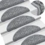 Stair tread mats 15 pcs gray 56x17x3 cm by vidaXL, Stair mats - Ref: Foro24-133892, Price: 77,20 €, Discount: %