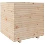 Solid pine wood planter 70x70x72.5 cm by vidaXL, Pots and planters - Ref: Foro24-3282584, Price: 217,20 €, Discount: %