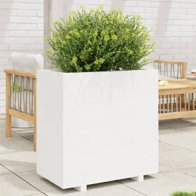 Jardinera madera maciza de pino blanco 70x40x72,5 cm de vidaXL, Maceteros y jardineras - Ref: Foro24-3282590, Precio: 201,39 ...