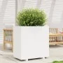 Solid white pine wood planter 70x40x72.5 cm by vidaXL, Pots and planters - Ref: Foro24-3282590, Price: 201,39 €, Discount: %