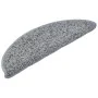 Stair tread mats 15 pcs gray 56x17x3 cm by vidaXL, Stair mats - Ref: Foro24-133892, Price: 77,20 €, Discount: %