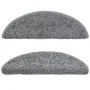 Stair tread mats 15 pcs gray 56x17x3 cm by vidaXL, Stair mats - Ref: Foro24-133892, Price: 77,20 €, Discount: %