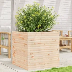 Solid pine wood planter 70x70x68.5 cm by vidaXL, Pots and planters - Ref: Foro24-3282474, Price: 196,14 €, Discount: %