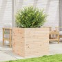 Jardinera de madera maciza de pino 70x70x68,5 cm de vidaXL, Maceteros y jardineras - Ref: Foro24-3282474, Precio: 199,24 €, D...
