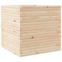 Jardinera de madera maciza de pino 70x70x68,5 cm de vidaXL, Maceteros y jardineras - Ref: Foro24-3282474, Precio: 199,24 €, D...