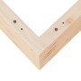 Jardinera de madera maciza de pino 70x70x68,5 cm de vidaXL, Maceteros y jardineras - Ref: Foro24-3282474, Precio: 199,24 €, D...