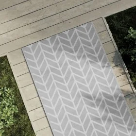 Grauer PP-Außenteppich 80x250 cm von vidaXL, Outdoor-Protektoren - Ref: Foro24-368545, Preis: 29,06 €, Rabatt: %