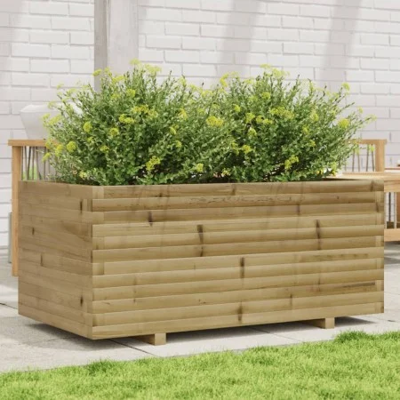 Jardinera madera de pino impregnada 110x60x49,5 cm de vidaXL, Maceteros y jardineras - Ref: Foro24-3282573, Precio: 199,72 €,...
