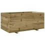 Impregnated pine wood planter 110x60x49.5 cm by vidaXL, Pots and planters - Ref: Foro24-3282573, Price: 199,75 €, Discount: %