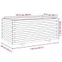 Impregnated pine wood planter 110x60x49.5 cm by vidaXL, Pots and planters - Ref: Foro24-3282573, Price: 199,75 €, Discount: %