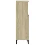 Armario de baño madera contrachapada roble Sonoma 30x30x100 cm de vidaXL, Tocadores de baño - Ref: Foro24-847389, Precio: 63,...