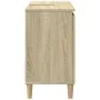 Badezimmerschrank aus Sonoma-Eichensperrholz, 65 x 33 x 60 cm von vidaXL, Badezimmerwaschtische - Ref: Foro24-847406, Preis: ...
