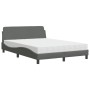 Bett mit dunkelgrauer Stoffmatratze 140x200 cm von vidaXL, Betten und Lattenroste - Ref: Foro24-3208405, Preis: 344,54 €, Rab...
