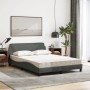 Bett mit dunkelgrauer Stoffmatratze 140x200 cm von vidaXL, Betten und Lattenroste - Ref: Foro24-3208405, Preis: 344,54 €, Rab...