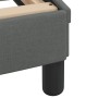 Bett mit dunkelgrauer Stoffmatratze 140x200 cm von vidaXL, Betten und Lattenroste - Ref: Foro24-3208405, Preis: 344,54 €, Rab...