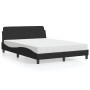 Bett mit schwarzer Samtmatratze 140x200 cm von vidaXL, Betten und Lattenroste - Ref: Foro24-3208413, Preis: 341,58 €, Rabatt: %