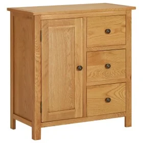 Solid oak wood sideboard 70x35x75 cm by vidaXL, Sideboards - Ref: Foro24-289188, Price: 257,74 €, Discount: %