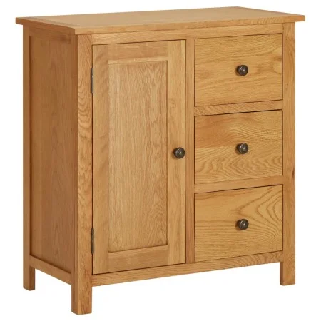 Sideboard aus massivem Eichenholz, 70 x 35 x 75 cm von vidaXL, Sideboards - Ref: Foro24-289188, Preis: 257,74 €, Rabatt: %