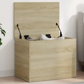 Sonoma oak engineered wood storage box 60x42x46 cm by vidaXL, Storage trunks - Ref: Foro24-840655, Price: 65,56 €, Discount: %