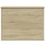 Aufbewahrungsbox aus Sonoma-Eichenholzwerkstoff, 60 x 42 x 46 cm von vidaXL, Aufbewahrungskisten - Ref: Foro24-840655, Preis:...