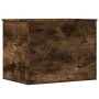 Smoked oak engineered wood storage box 60x42x46 cm by vidaXL, Storage trunks - Ref: Foro24-840657, Price: 62,10 €, Discount: %