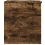 Smoked oak engineered wood storage box 60x42x46 cm by vidaXL, Storage trunks - Ref: Foro24-840657, Price: 62,10 €, Discount: %