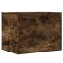 Smoked oak engineered wood storage box 60x42x46 cm by vidaXL, Storage trunks - Ref: Foro24-840657, Price: 62,10 €, Discount: %