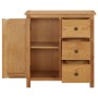 Solid oak wood sideboard 70x35x75 cm by vidaXL, Sideboards - Ref: Foro24-289188, Price: 263,67 €, Discount: %