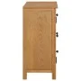 Solid oak wood sideboard 70x35x75 cm by vidaXL, Sideboards - Ref: Foro24-289188, Price: 257,74 €, Discount: %