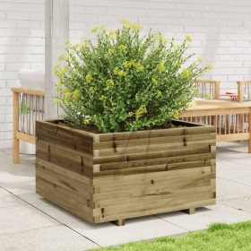 Impregnated pine wood planter 80x80x49.5 cm by vidaXL, Pots and planters - Ref: Foro24-3282533, Price: 189,78 €, Discount: %