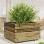 Impregnated pine wood planter 80x80x49.5 cm by vidaXL, Pots and planters - Ref: Foro24-3282533, Price: 187,38 €, Discount: %