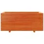 Solid wax brown pine wood planter 110x60x49.5 cm by vidaXL, Pots and planters - Ref: Foro24-3282571, Price: 222,57 €, Discoun...