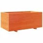 Solid wax brown pine wood planter 110x60x49.5 cm by vidaXL, Pots and planters - Ref: Foro24-3282571, Price: 222,57 €, Discoun...