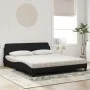 Bed with black velvet mattress 180x200 cm by vidaXL, Beds and slatted bases - Ref: Foro24-3208453, Price: 391,89 €, Discount: %