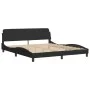 Bed with black velvet mattress 180x200 cm by vidaXL, Beds and slatted bases - Ref: Foro24-3208453, Price: 391,89 €, Discount: %