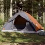4 Person Igloo Tent Waterproof Gray Orange by vidaXL, tents - Ref: Foro24-94648, Price: 79,76 €, Discount: %