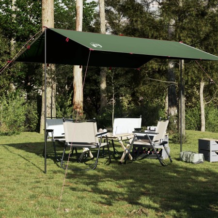 Grüne wasserdichte Campingplane 360x294 cm von vidaXL, Zelte - Ref: Foro24-94655, Preis: 31,45 €, Rabatt: %