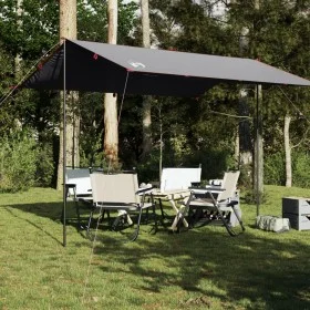 Graue und orangefarbene wasserdichte Campingplane 360 x 294 cm von vidaXL, Zelte - Ref: Foro24-94657, Preis: 33,72 €, Rabatt: %