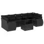 8-piece garden sofa set and black synthetic rattan cushions by vidaXL, Garden sets - Ref: Foro24-3268405, Price: 623,00 €, Di...
