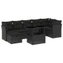 8-piece garden sofa set and black synthetic rattan cushions by vidaXL, Garden sets - Ref: Foro24-3274665, Price: 553,67 €, Di...