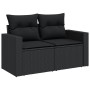 7-piece garden sofa set with black synthetic rattan cushions by vidaXL, Garden sets - Ref: Foro24-3267285, Price: 494,12 €, D...
