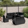 8-piece garden sofa set and black synthetic rattan cushions by vidaXL, Garden sets - Ref: Foro24-3268665, Price: 717,40 €, Di...