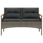 4-piece garden sofa set and gray synthetic rattan cushions by vidaXL, Garden sets - Ref: Foro24-368399, Price: 347,86 €, Disc...