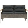 4-piece garden sofa set and gray synthetic rattan cushions by vidaXL, Garden sets - Ref: Foro24-368399, Price: 338,61 €, Disc...