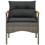 4-piece garden sofa set and gray synthetic rattan cushions by vidaXL, Garden sets - Ref: Foro24-368399, Price: 347,86 €, Disc...